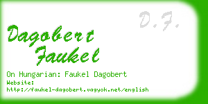 dagobert faukel business card